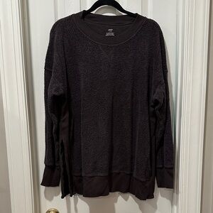 Aerie - Gray fleece top